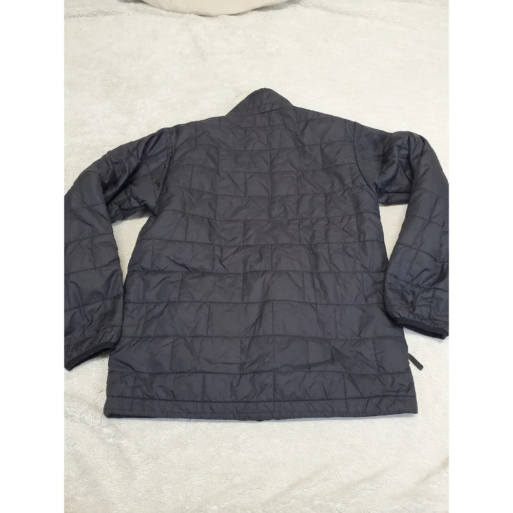 Patagonia Nany Puff Black Puffer Jacket Boys Kids 12 Basic Classic Winter Logo